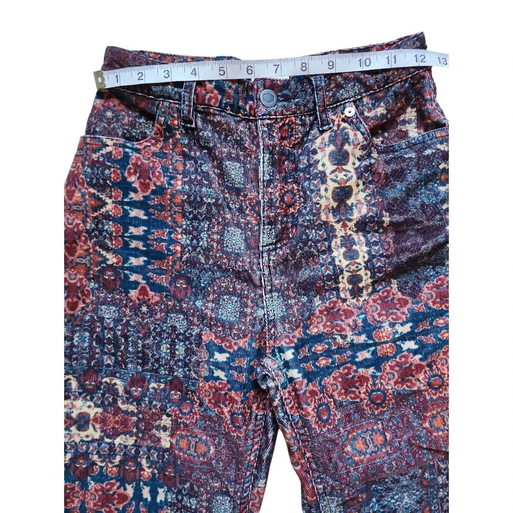 RVCA Groove High Rise Corduroy Pants Womens 24